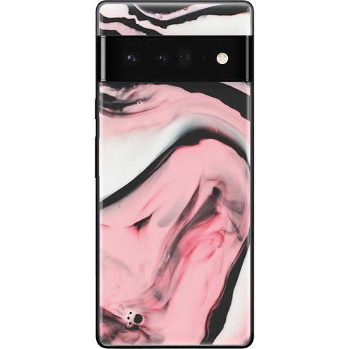 Pink Marble Ink Google Pixel 6 Pro Skin